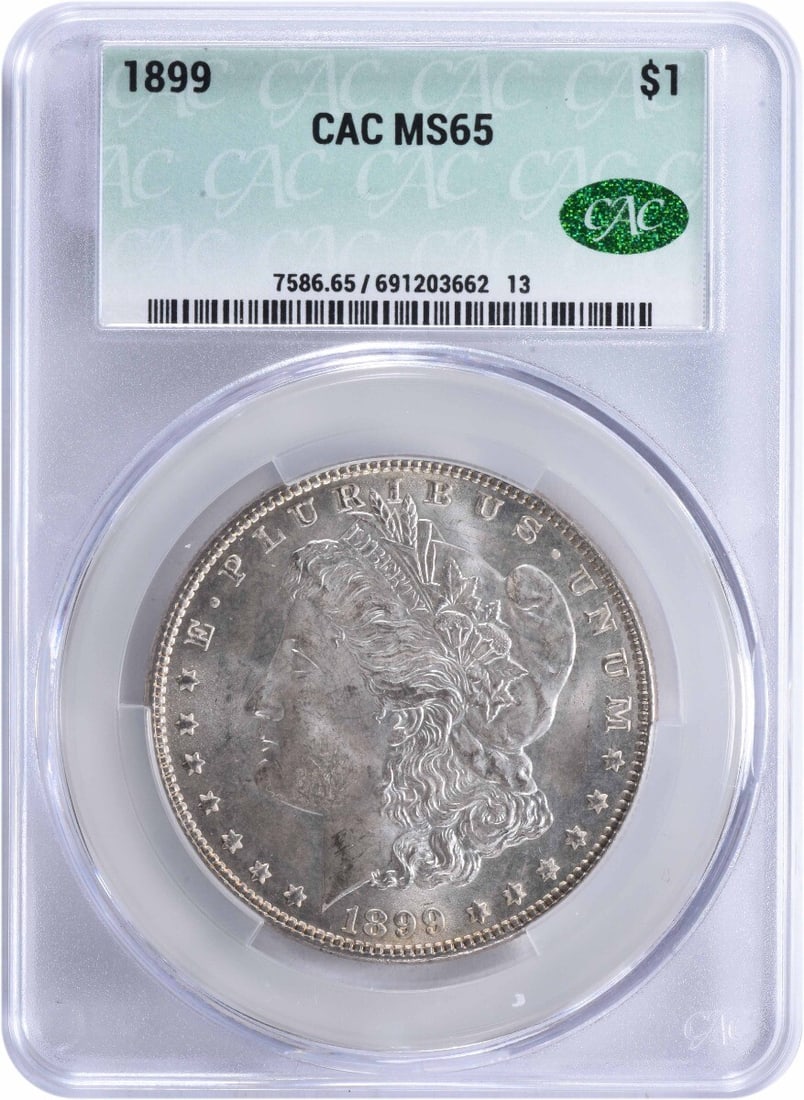 CACG 1899 Morgan Silver Dollar MS65 (1 of 3)