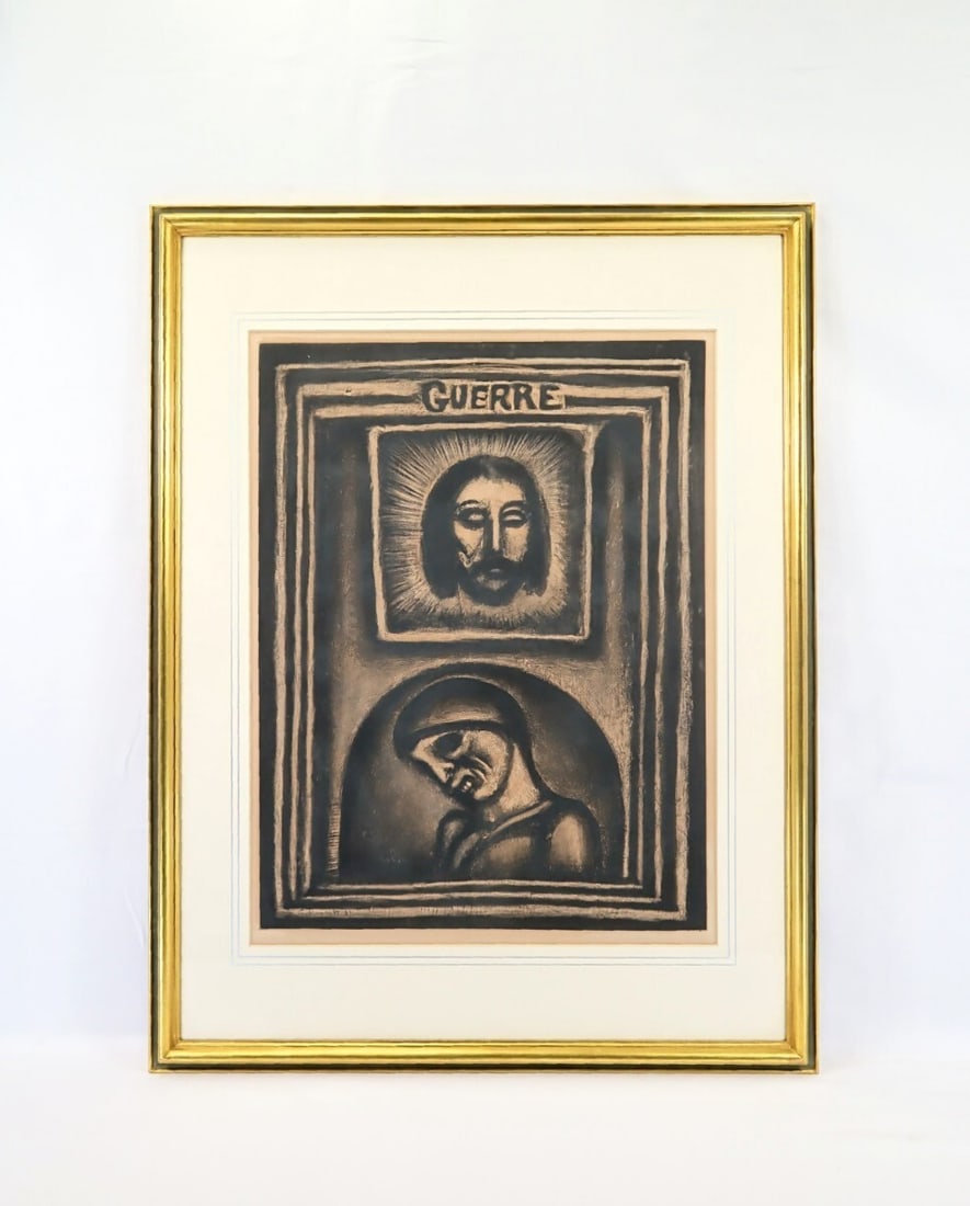 Art Georges ROUAULT Etching 1927 Signed ED450 With yellow sleeve Box Authentic (1 of 10)