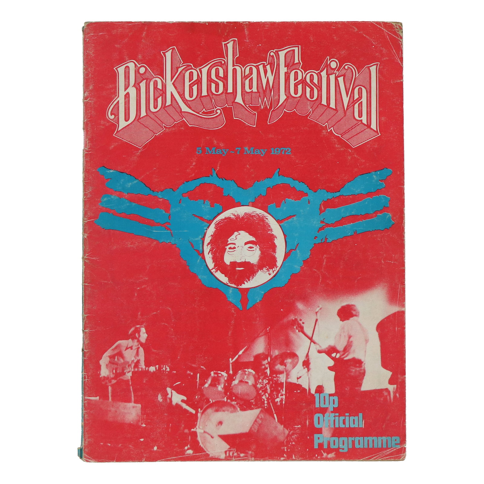 Program 1972 Grateful Dead Bikershaw Festival (1 of 2)