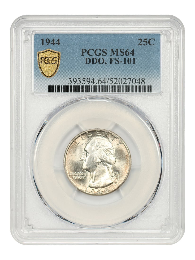 Washington Quarter - 1944 25C PCGS MS64 (DDO, FS-101) (1 of 4)