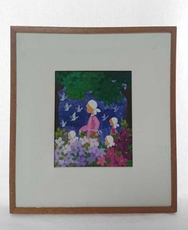 14x17cm Malu Delibo "Mama" 1998 Original Oil Painting Brazilian Nave Art: 14x17cm Malu Delibo "Mama" 1998 Original Oil Painting Brazilian Nave Art This listing features 14x17cm Malu Delibo "Mama" 1998 Original Oil Painting Brazilian Nave Art. Item specifics are provided bel