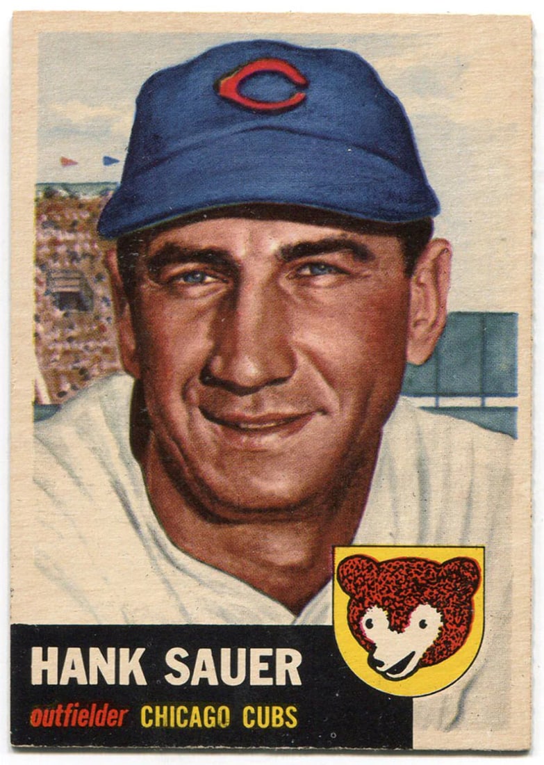 Card Hank Sauer 1953 Topps (1 of 2)