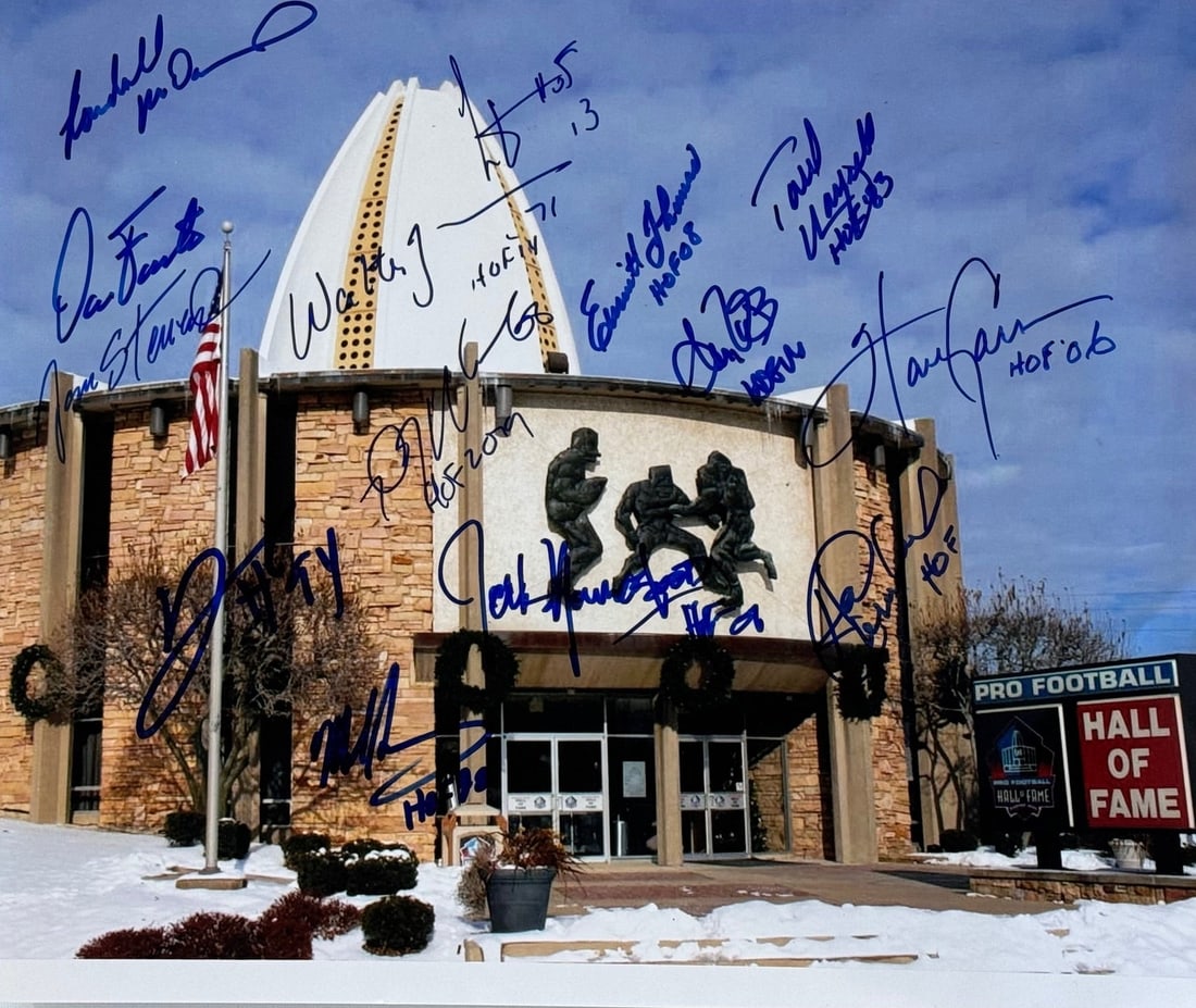 Signatures Pro Football Hall of Fame Autographed 11x14 Photo (14) (1 of 1)