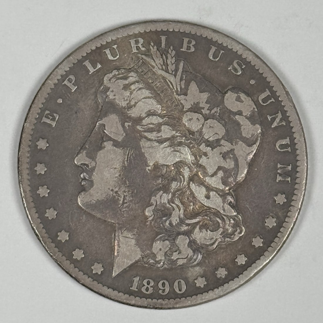 F 1890-CC MORGAN DOLLAR VG/: F 1890-CC MORGAN DOLLAR VG/ This listing features F 1890-CC MORGAN DOLLAR VG/. Item specifics are provided below. Item Specifics: Country Of Origin: United States Circulated/Uncirculated: Circulated D
