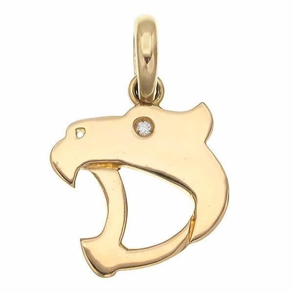 Charm Marina B Panther Animal Zoo Diamond 18k Yellow Gold Pendant Top Necklace: Charm Marina B Panther Animal Zoo Diamond 18k Yellow Gold Pendant Top Necklace This listing features Charm Marina B Panther Animal Zoo Diamond 18k Yellow Gold Pendant Top Necklace. Item specifics are