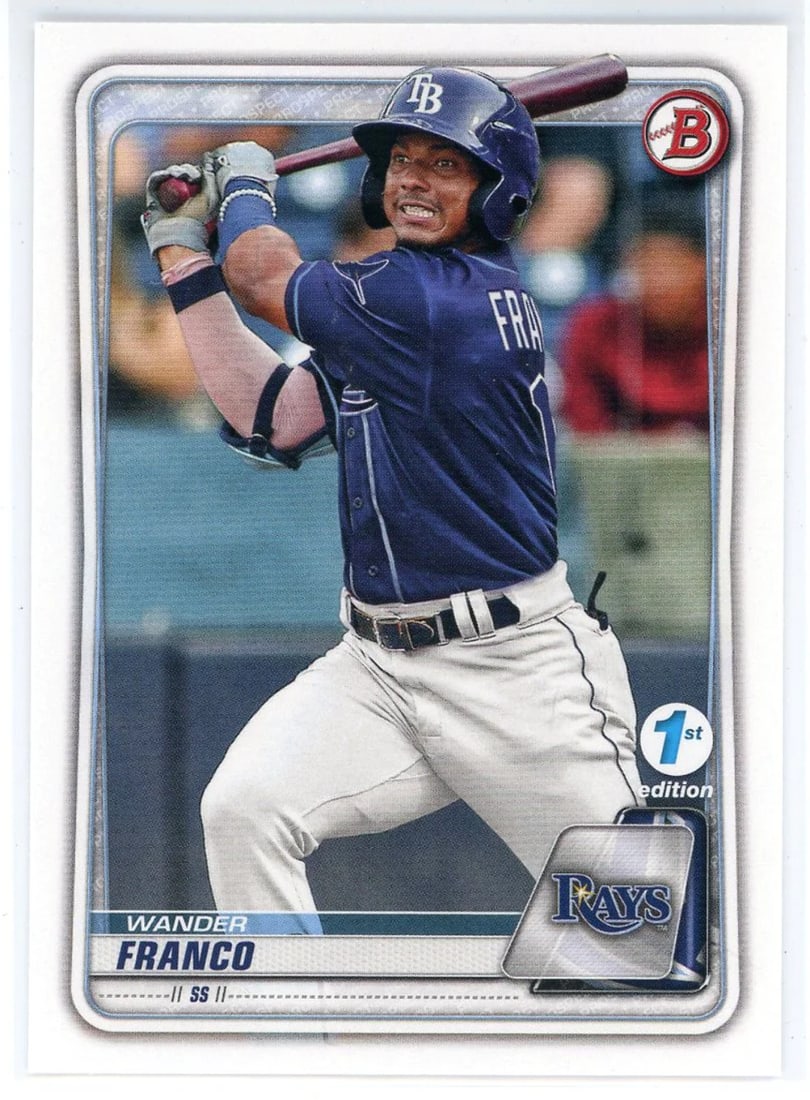 #BFE-1 Wander Franco 2020 Bowman 1st Edition Rookie Card (1 of 2)