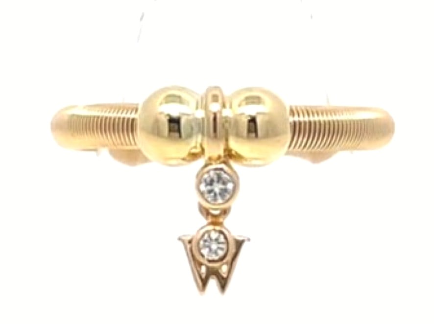 EU52 Wellendorff Mikimoto Diamond 18k Yellow Gold Swing Logo Charm Ring US6.5: EU52 Wellendorff Mikimoto Diamond 18k Yellow Gold Swing Logo Charm Ring US6.5 This listing features EU52 Wellendorff Mikimoto Diamond 18k Yellow Gold Swing Logo Charm Ring US6.5. Item specifics are