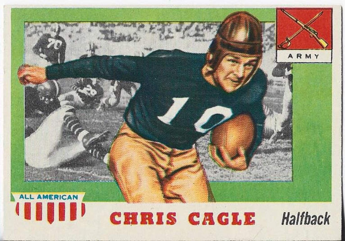 Card Chris Cagle 1955 All American: Card Chris Cagle 1955 All American This listing features Card Chris Cagle 1955 All American. Item specifics are provided below. Item Specifics: Country Of Origin: United States Chris Cagle 1955 All