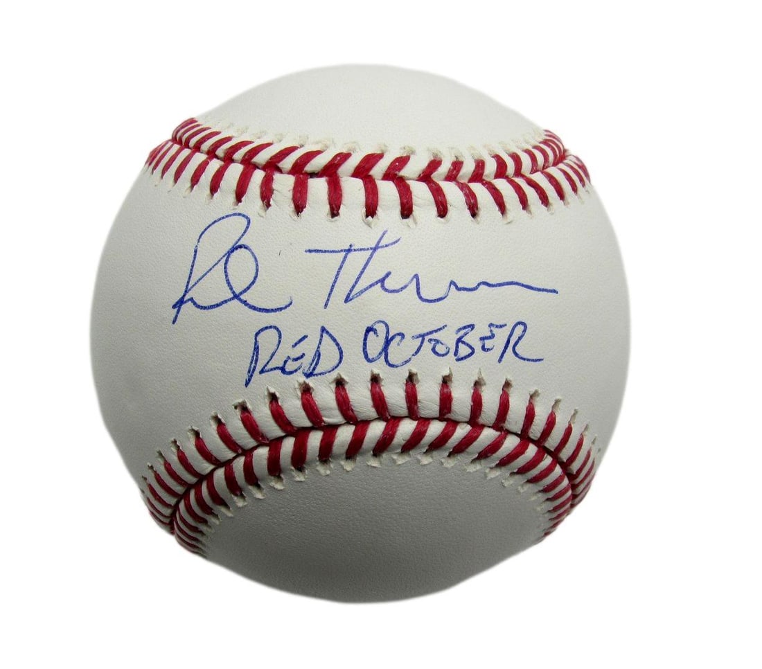 JSA Rob Thomson Autographed/ Inscribed "RED OCTOBER" OML Baseball Phillies: JSA Rob Thomson Autographed/ Inscribed "RED OCTOBER" OML Baseball Phillies This listing features JSA Rob Thomson Autographed/ Inscribed "RED OCTOBER" OML Baseball Phillies. Item specifics are provided