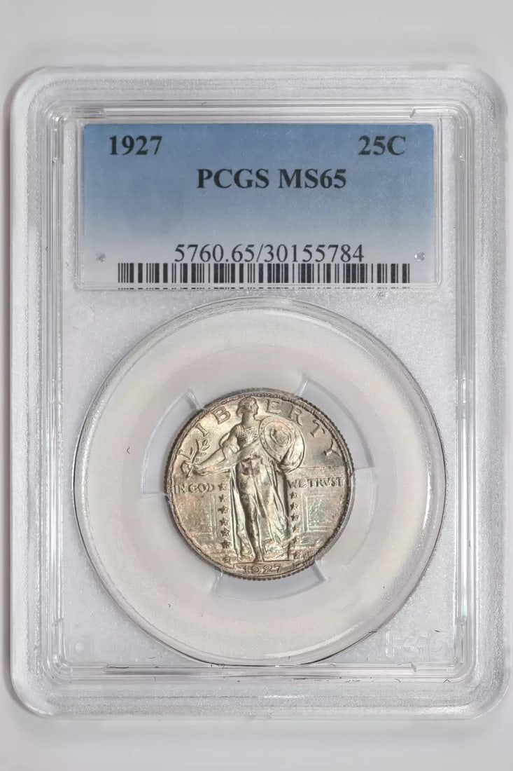 MS65 1927 STANDING LIBERTY QUARTER PCGS (1 of 2)