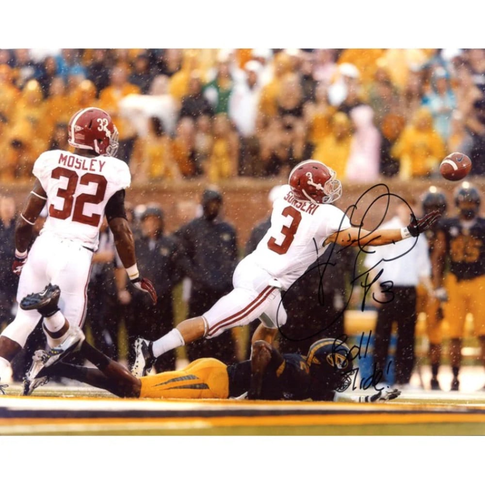 Photo Vinnie Sunseri "Roll Tide" Autographed 8x10 (1 of 1)