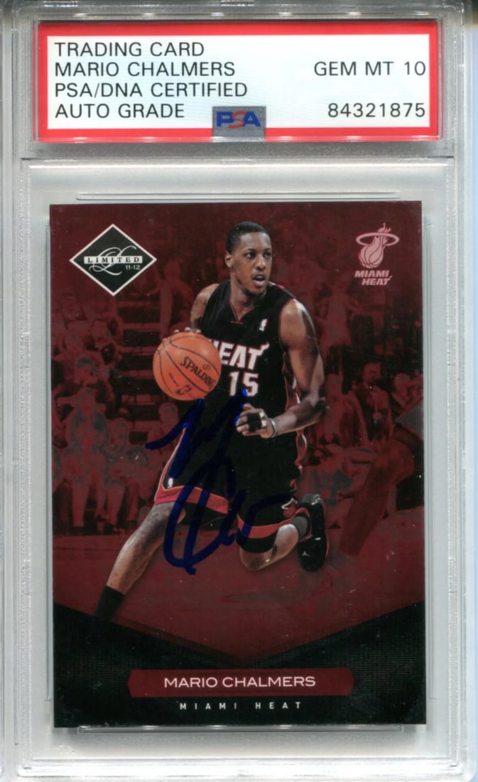 (PSA) Mario Chalmers 2012-13 Panini Limited Card (1 of 1)