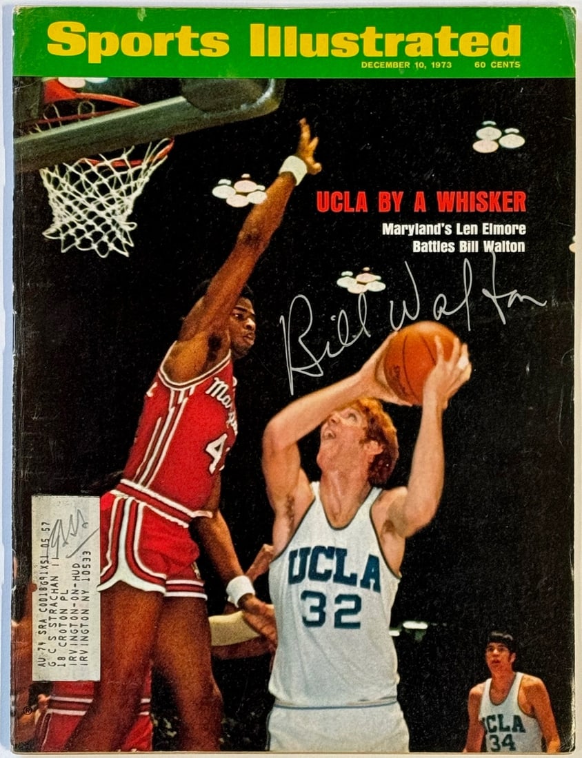 1973 Bill Walton Autographed Sports Illustrated Magazine December 10 (1 of 2)
