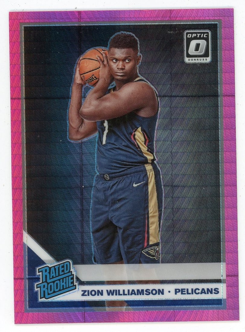 #158 Zion Williamson 2019-20 Panini Donruss Optic Rated Rookie (1 of 2)
