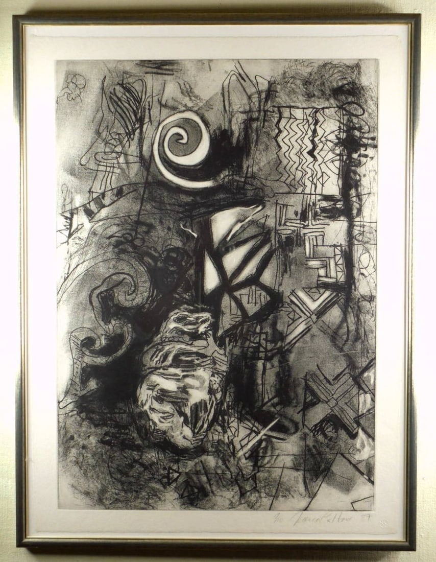 MoMA Terence La Noue Palace of Quetzalcoatl 1987 Etching Aquatint Ltd10 (1 of 5)