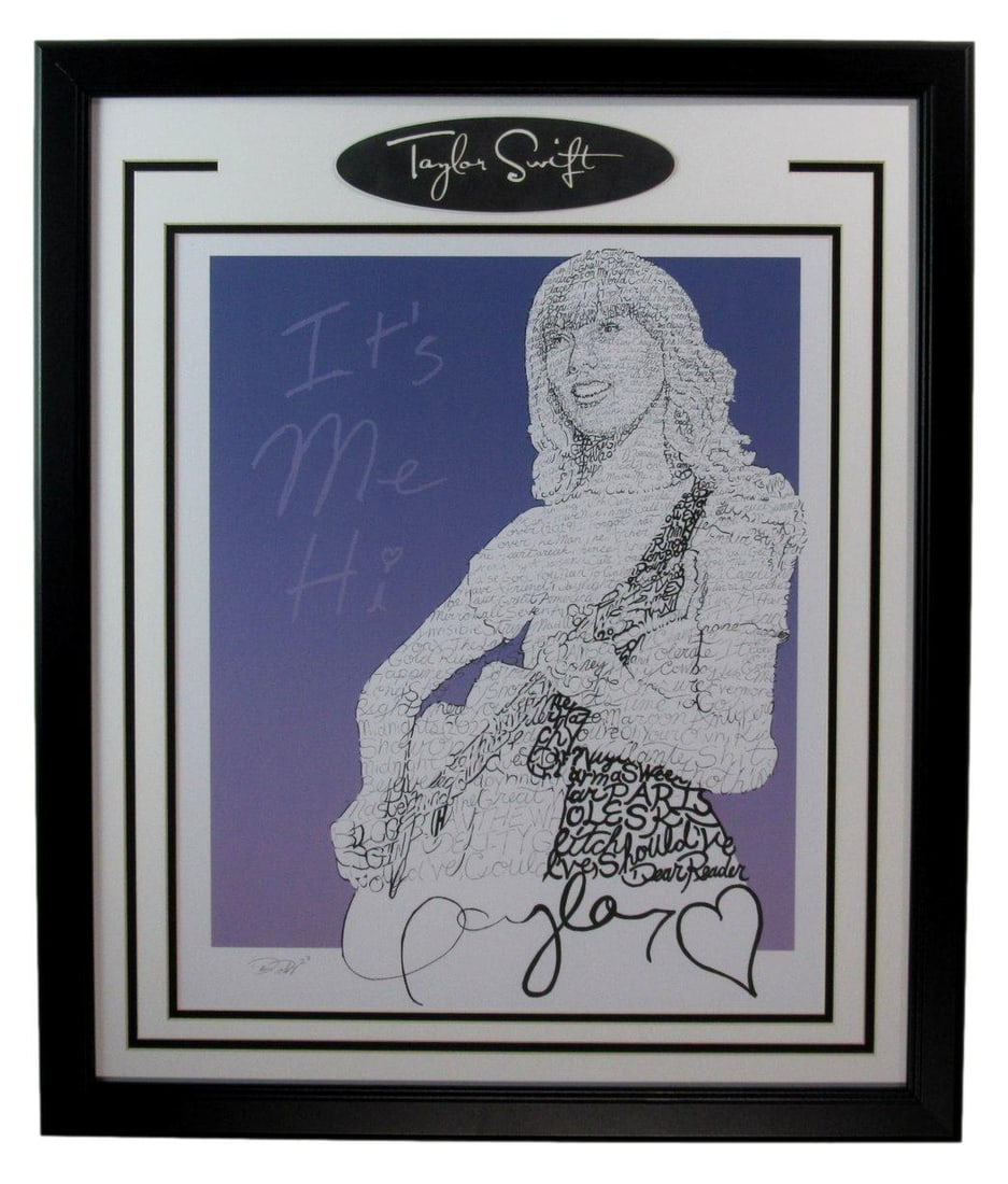 184250 Taylor Swift 16x20 Word Art Framed (1 of 1)