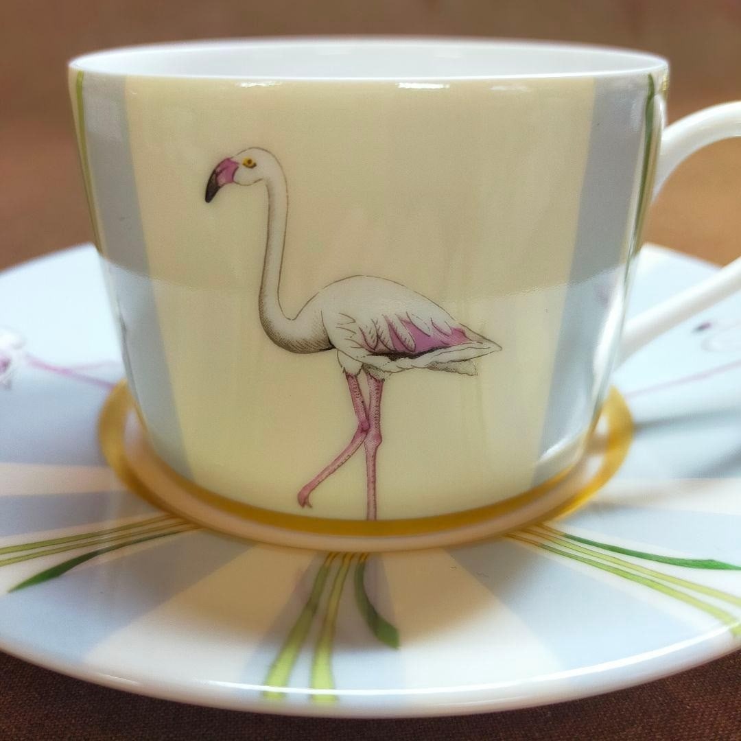 France HERMES Les Matins de Etang Cup & Saucer Les Matins De L'etang Porcelain: France HERMES Les Matins de Etang Cup & Saucer Les Matins De L'etang Porcelain This listing features France HERMES Les Matins de Etang Cup & Saucer Les Matins De L'etang Porcelain. Item specifics are