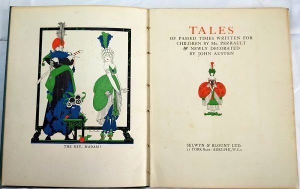 Deco Perrault's Fairy Tales 1922 First Edition Illustrated by John Austen Art (1 of 10)