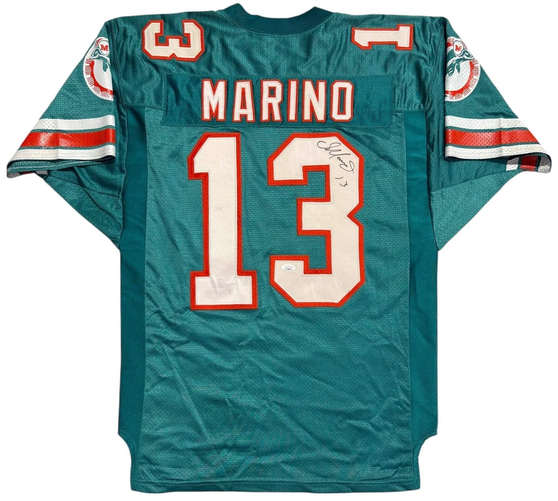 (JS Dan Marino Signed VTG 1994 Authentic Wilson Pro Line 75th Anniversary Jersey (1 of 4)