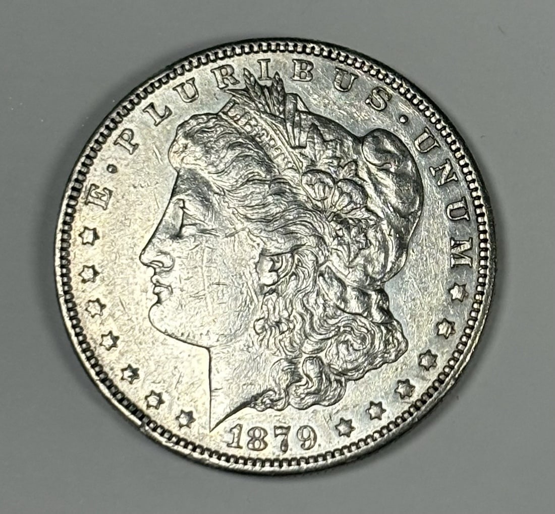 DETAILS 1879-S REVERSE 1878 MORGAN DOLLAR CHOICE AU: DETAILS 1879-S REVERSE 1878 MORGAN DOLLAR CHOICE AU This listing features DETAILS 1879-S REVERSE 1878 MORGAN DOLLAR CHOICE AU. Item specifics are provided below. Item Specifics: Denomination: $1 Circu