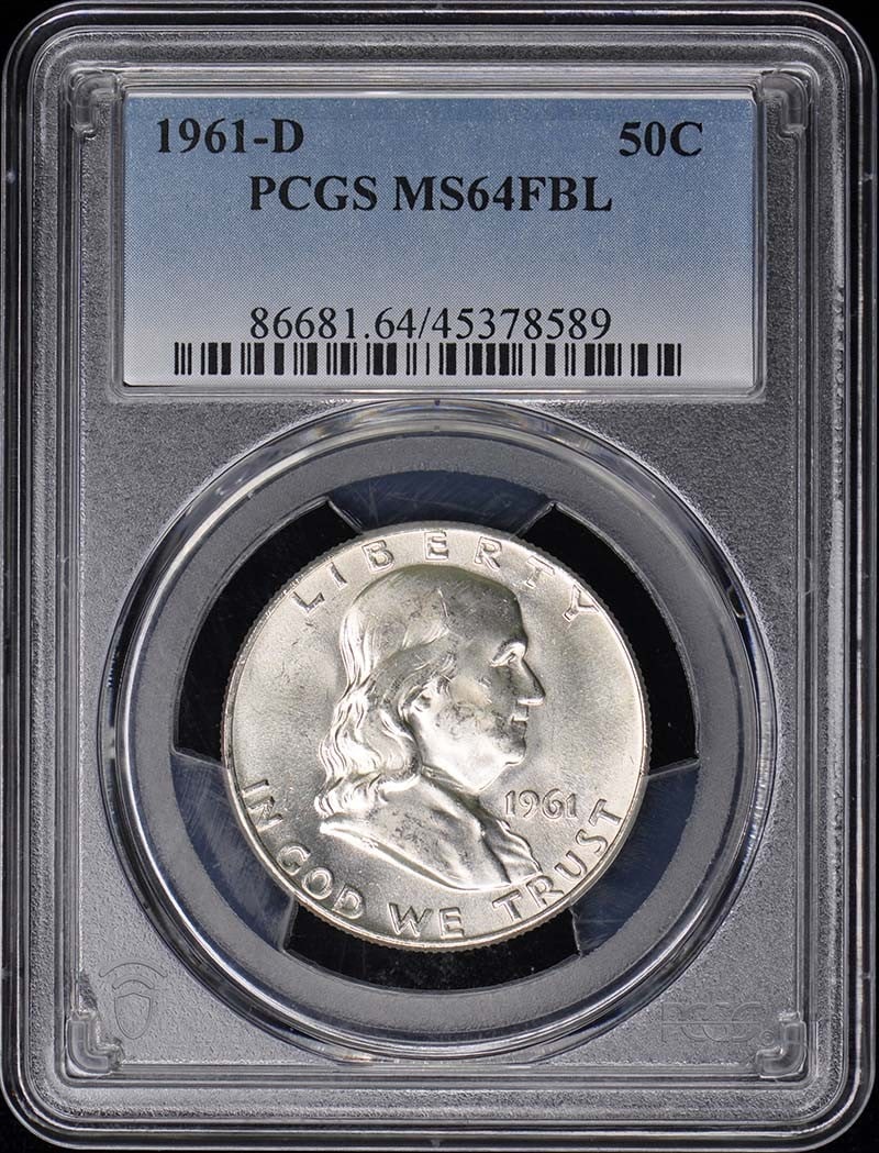 MS64FBL 1961-D 50C Franklin Half Dollar PCGS (1 of 1)