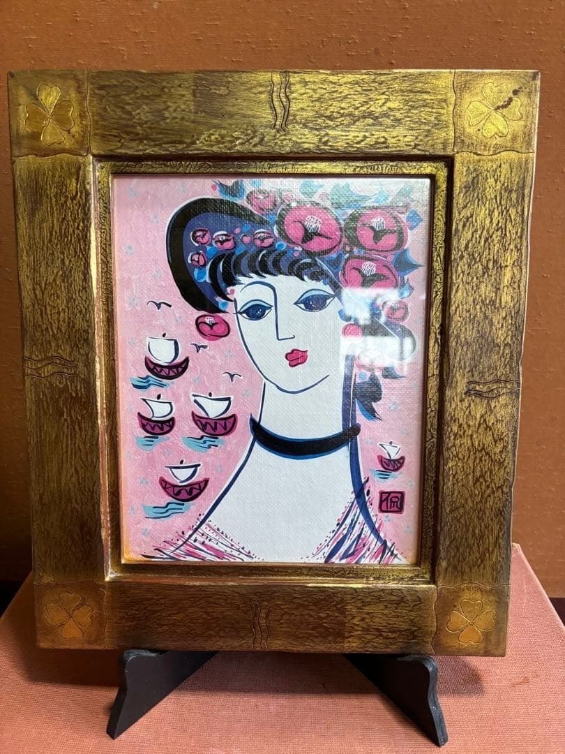 Anniversary Kan Kozaki Sailinh Ship Lady Lithograph Signed ED 82/ 200 Tarami 30th (1 of 10)