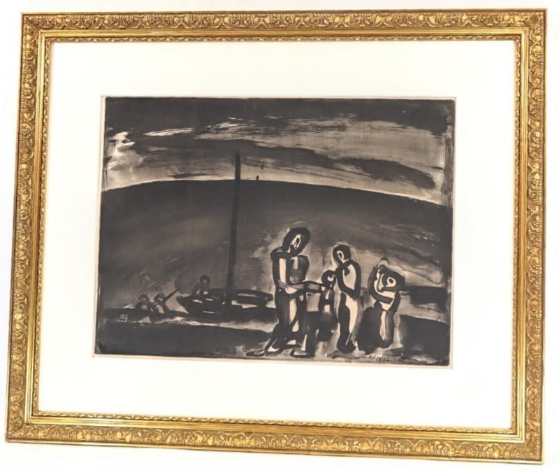 Ltd 425 route - Georges Rouault 1922 Original Etching & Aquatint - Miserere #9 (1 of 10)