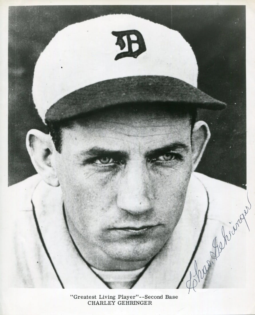 Photo Charlie Gehringer Autographed 8x10 (1 of 1)