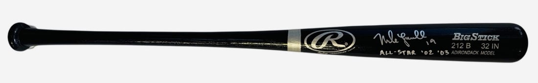 Bat Mike Lowell Autographed Rawlings Adirondack Big Stick (1 of 2)