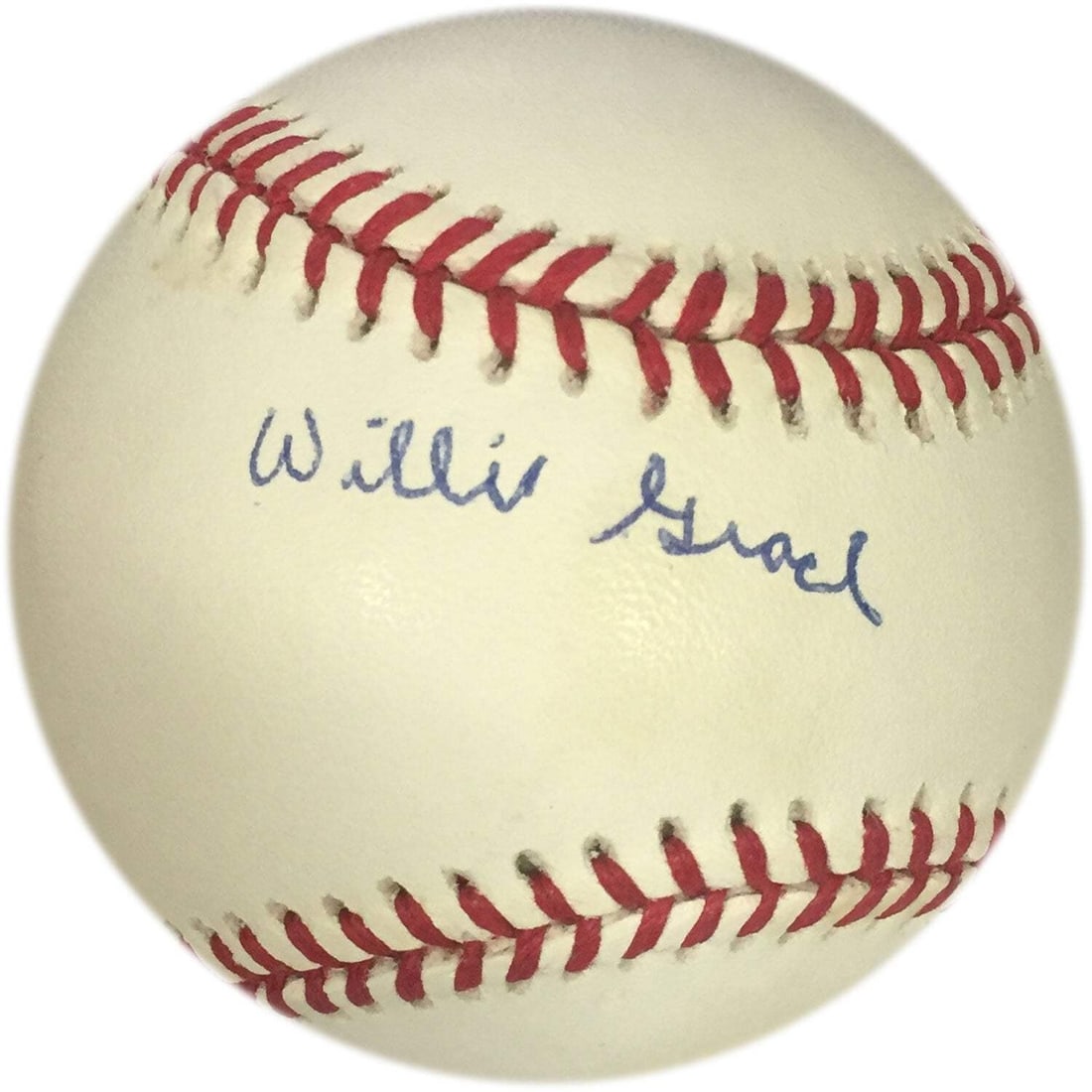 (JSA) Willie Grant Autographed National League Baseball (1 of 3)