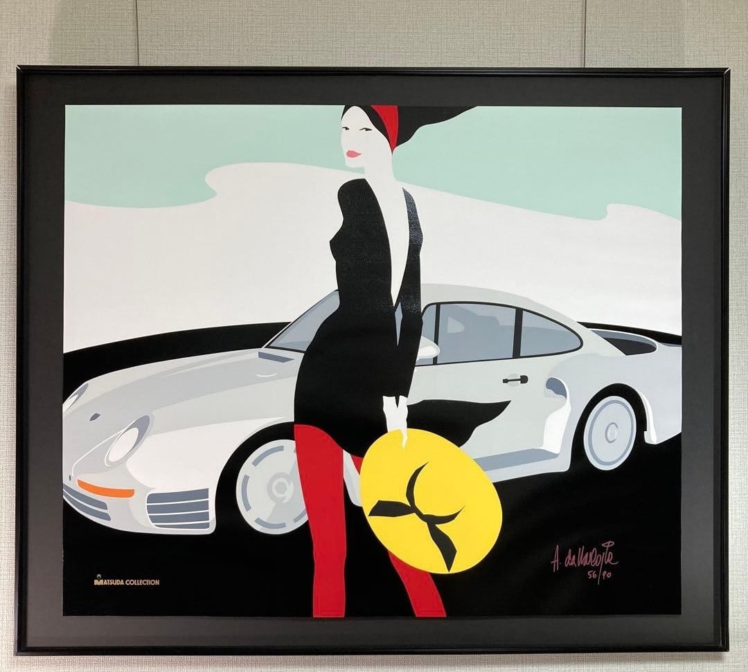 Porsche Amleto Dalla Costa Matsuda Collection Silkscreen Poster Art ED56/ 90: Porsche Amleto Dalla Costa Matsuda Collection Silkscreen Poster Art ED56/ 90 This listing features Porsche Amleto Dalla Costa Matsuda Collection Silkscreen Poster Art ED56/ 90. Item specifics are prov