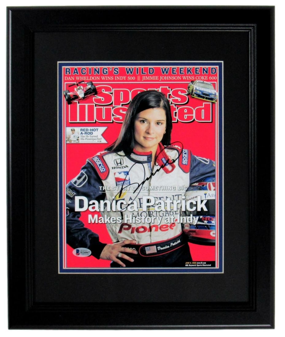152449 Danica Patrick NASCAR Signed 8x10 Framed Sports Illustrated Print BAS: 152449 Danica Patrick NASCAR Signed 8x10 Framed Sports Illustrated Print BAS This listing features 152449 Danica Patrick NASCAR Signed 8x10 Framed Sports Illustrated Print BAS. Item specifics are prov