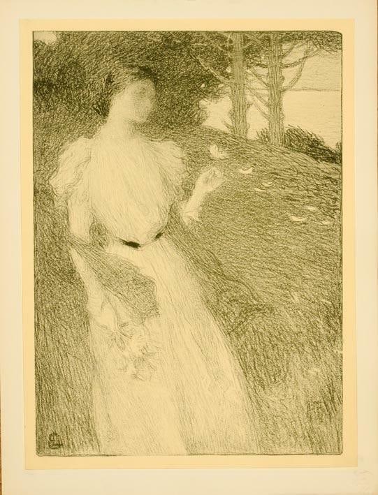 1897 Original Vintage French Poster Soir D'Octobre Y Laurent Estampe Moderne (1 of 1)