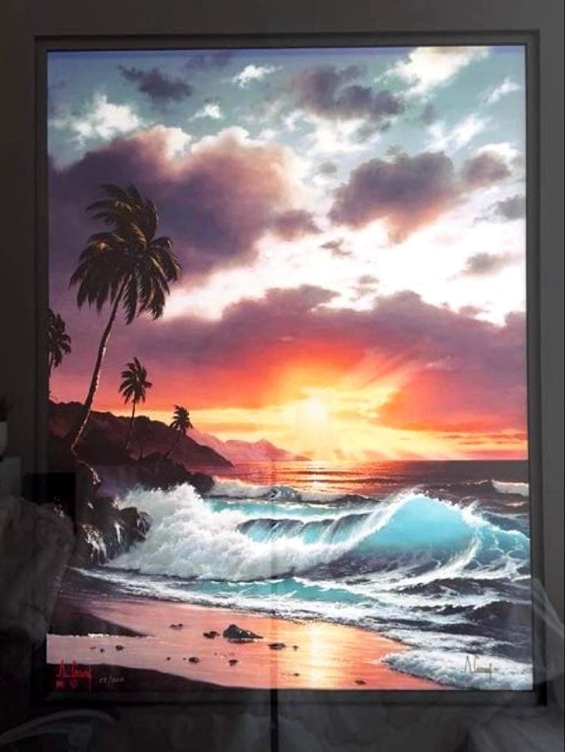 Art Anthony Casay Serigraph 55/ 200 Hand Signed Framed Vintage Collectible (1 of 6)