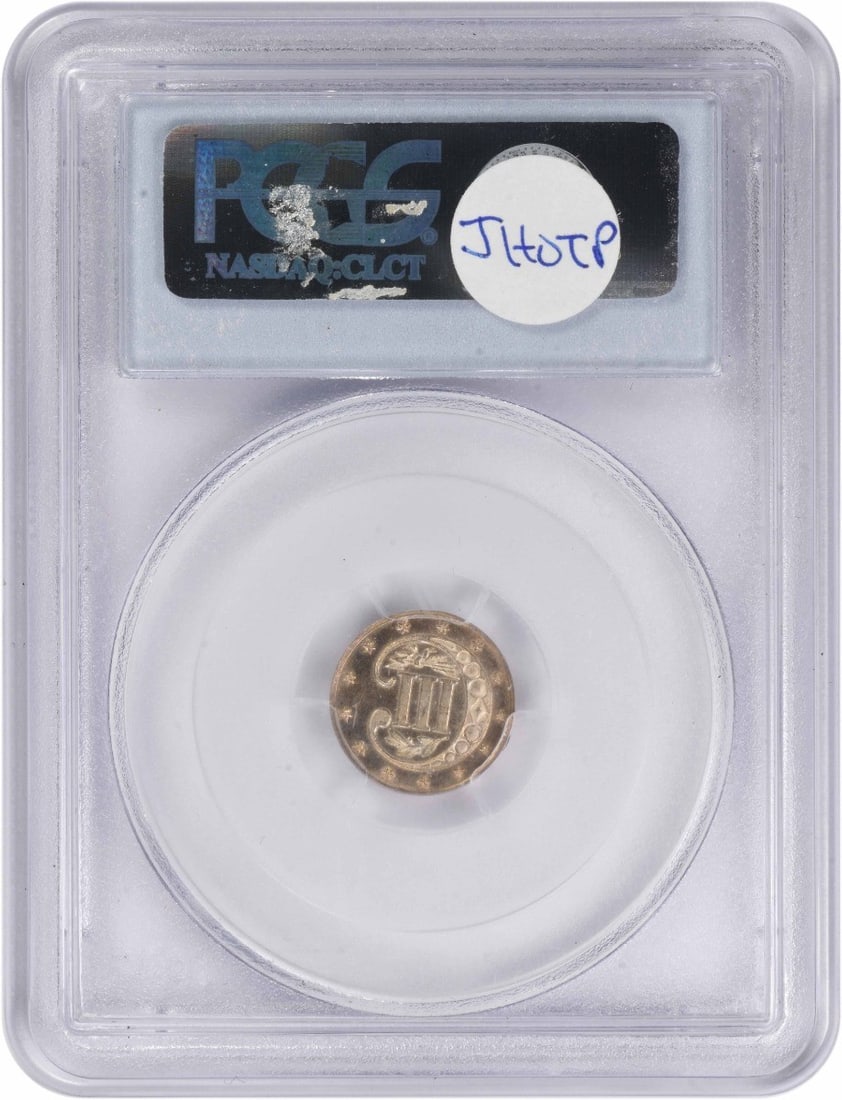 PCGS 1869 Three Cent Silver MS63 - 2
