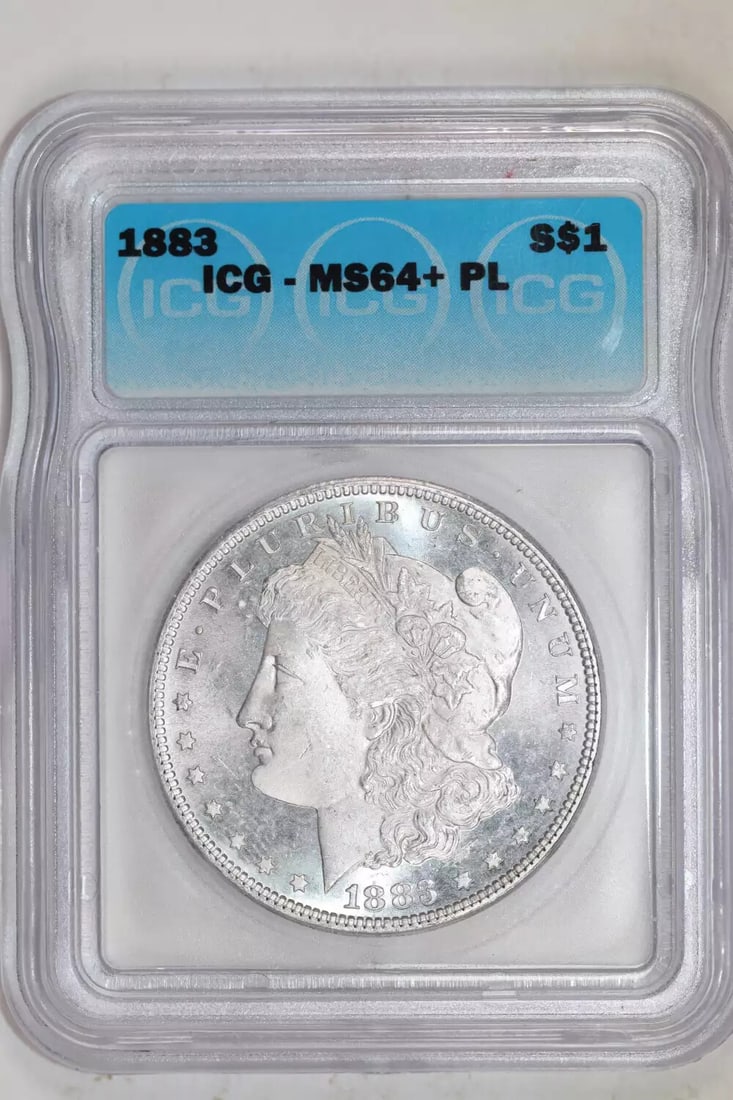 PL 1883 MORGAN DOLLAR ICG MS64+ (1 of 2)