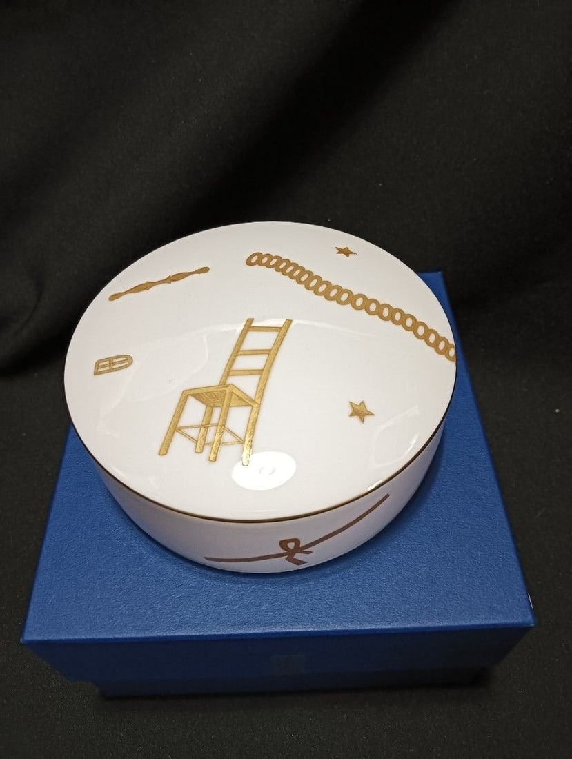 Rare Gio Ponti Richard Ginori Trionfo Italiano Powder Case Candy Pot Stamped (1 of 19)