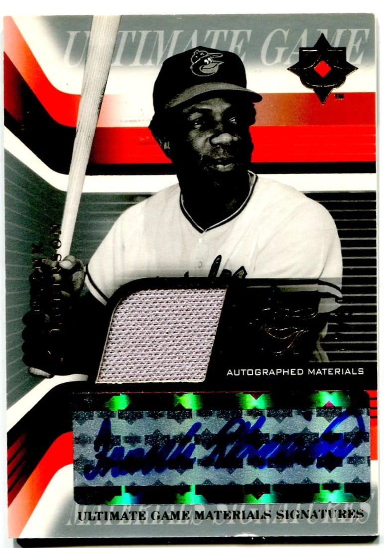 50 Frank Robinson 2004 Upper Deck Autographed Materials #37/ (1 of 2)