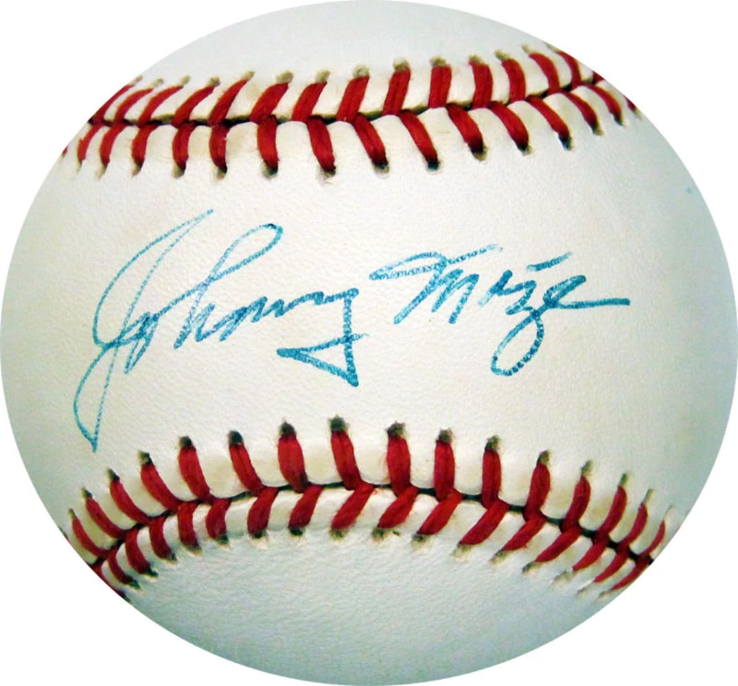 Baseball Johnny Mize Autographed JSA Official Major League (1 of 1)