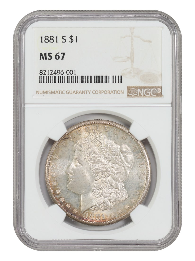 Morgan Dollar - 1881-S $1 NGC MS67 (1 of 4)