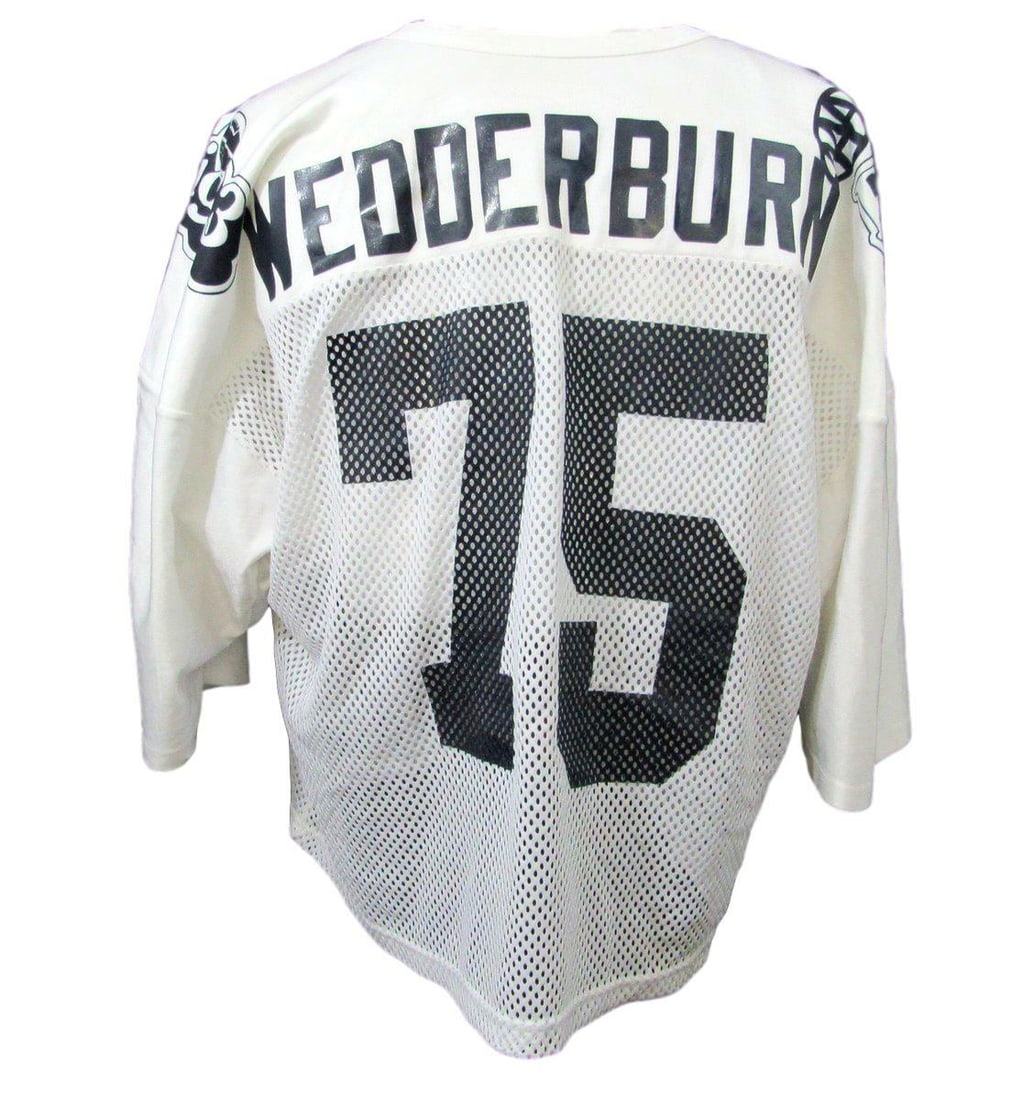 143904 Mark Wedderburn 2008 PA Big 33 FB Game White Jersey Size XXXL: 143904 Mark Wedderburn 2008 PA Big 33 FB Game White Jersey Size XXXL This listing features 143904 Mark Wedderburn 2008 PA Big 33 FB Game White Jersey Size XXXL. Item specifics are provided below. 