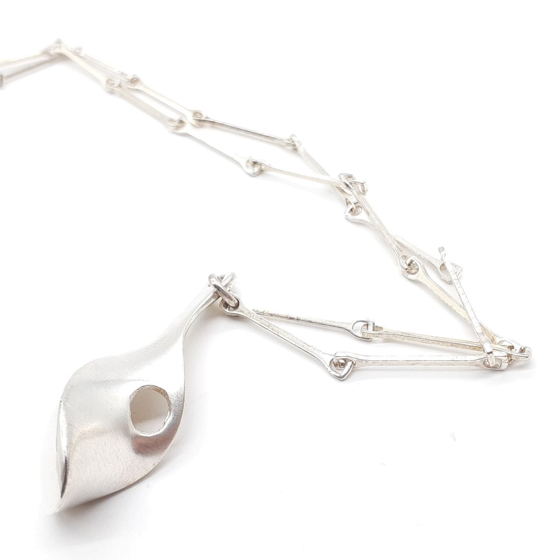 Rare Lapponia L8 Necklace Pendant 25.3 inches Sterling Silver in (1 of 9)