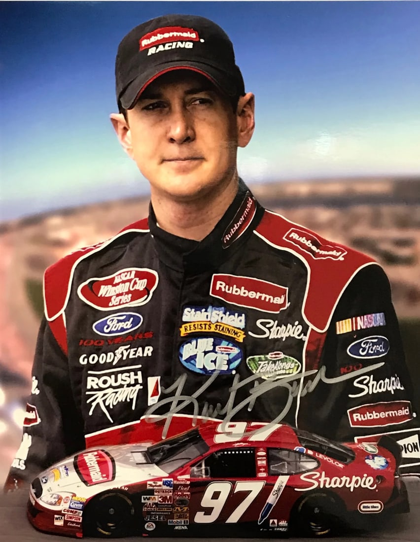 Photo Kurt Busch Autographed Racing 8x10 (1 of 1)