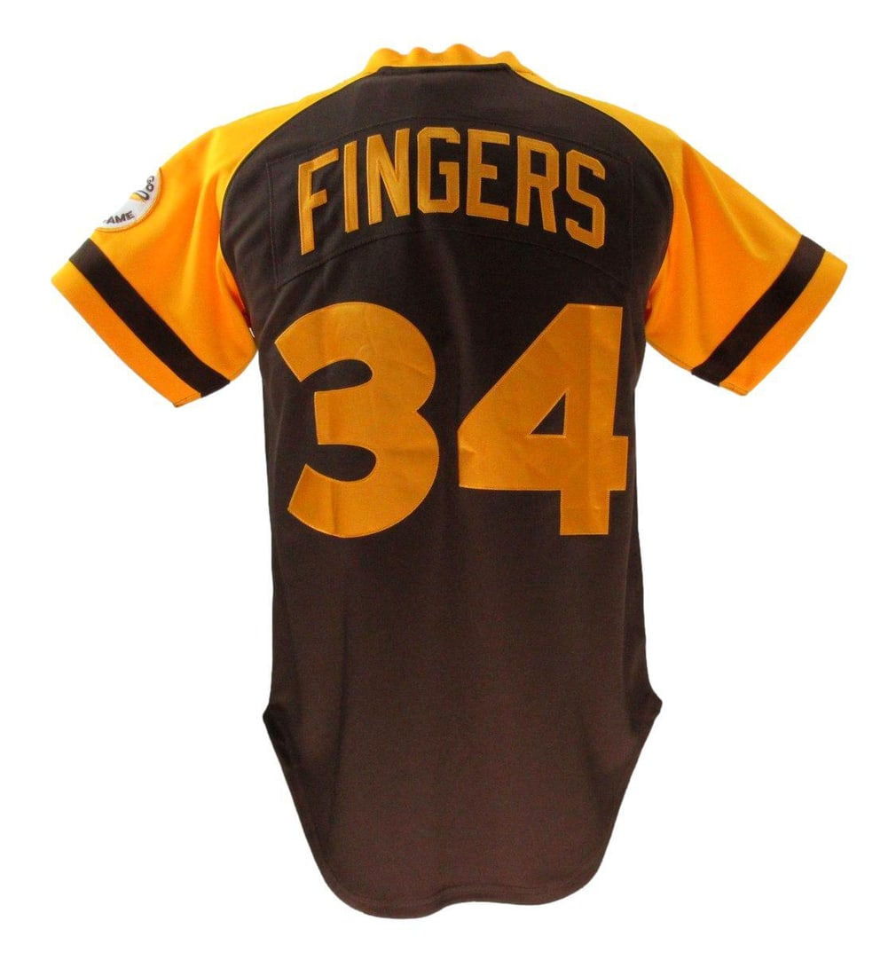 190236 Rollie Fingers HOF Signed/ Inscr Mitchell & Ness Baseball Jersey PSA/ DNA: 190236 Rollie Fingers HOF Signed/ Inscr Mitchell & Ness Baseball Jersey PSA/ DNA This listing features 190236 Rollie Fingers HOF Signed/ Inscr Mitchell & Ness Baseball Jersey PSA/ DNA. Item specifics