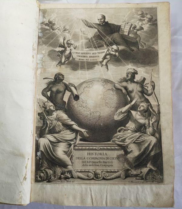 Folio 1650 First Edition Bartoli Life of St. Ignatius Jesuit Vellum: Folio 1650 First Edition Bartoli Life of St. Ignatius Jesuit Vellum This listing features Folio 1650 First Edition Bartoli Life of St. Ignatius Jesuit Vellum. Item specifics are provided below. Item