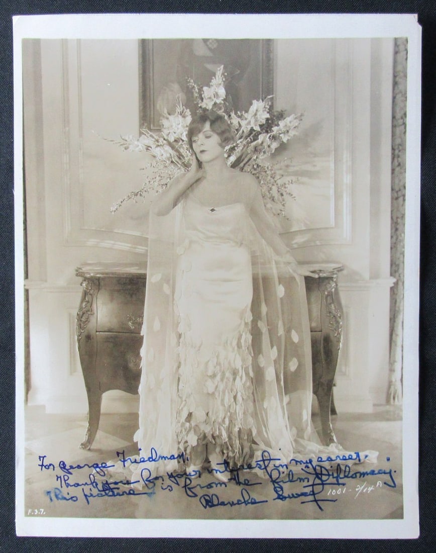 177051 Blanche Sweet Actress "Diplomacy" Autographed 8x10 B/ W Photo PSA/ DNA (1 of 3)