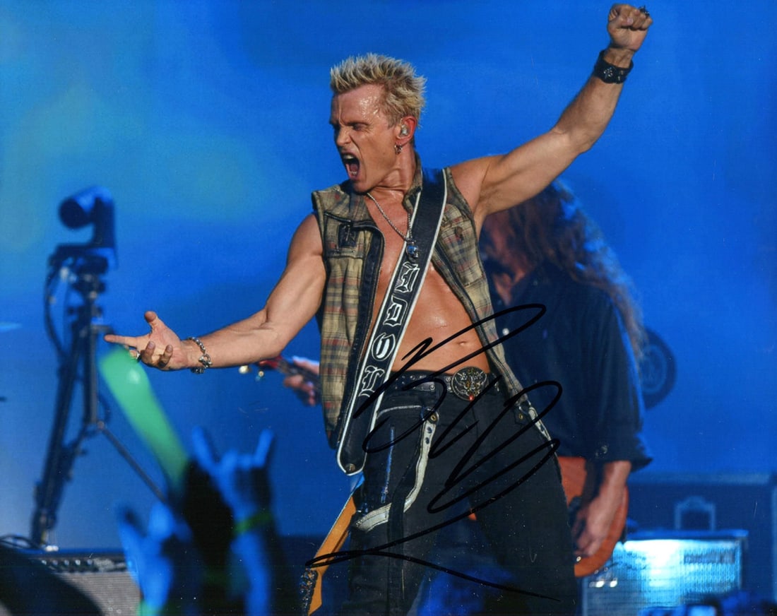 Photo Billy Idol Autographed 8x10 (1 of 1)