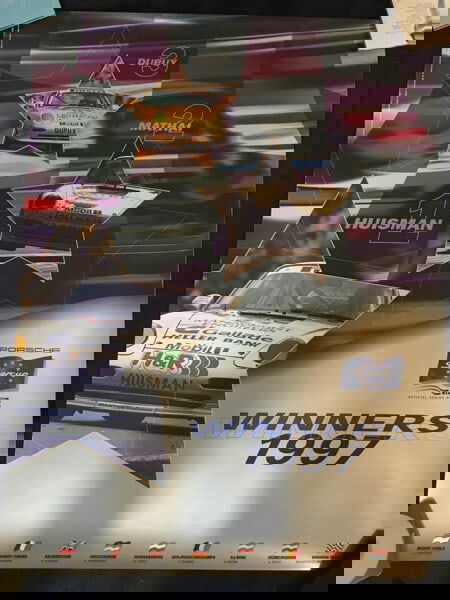 4030inch Original Vintage RARE Race Poster Porsche Super Cup WINNERS 1997 (1 of 1)