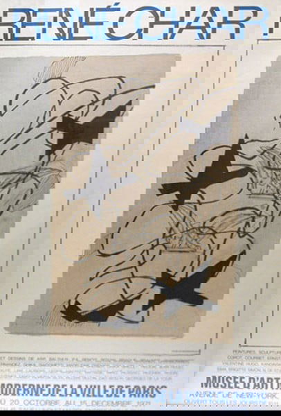 France Georges Braque Rene Char Poster 1971 Vintage Art Exhibition Print: France Georges Braque Rene Char Poster 1971 Vintage Art Exhibition Print This listing features France Georges Braque Rene Char Poster 1971 Vintage Art Exhibition Print. Item specifics are provided bel
