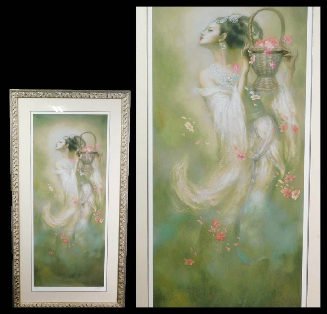 Beauty Spring Original Giclee Print Signed Framed Numbered - Zeng Hao (Chinese): Beauty Spring Original Giclee Print Signed Framed Numbered - Zeng Hao (Chinese) This listing features Beauty Spring Original Giclee Print Signed Framed Numbered - Zeng Hao (Chinese). Item specifics ar